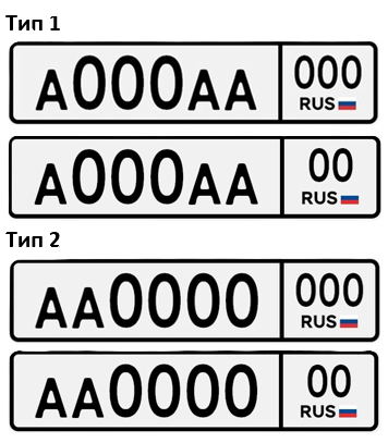 Норм гос номер без фона